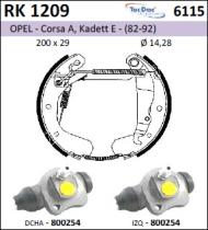 BKN RK1209 - Kit de freno premontado