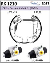 BKN RK1210 - Kit de freno premontado