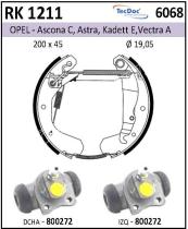 BKN RK1211 - Kit de freno premontado