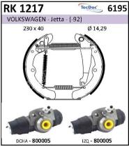 BKN RK1217 - Kit de freno premontado