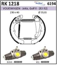 BKN RK1218 - Kit de freno premontado