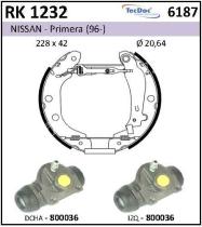 BKN RK1232 - Kit de freno premontado