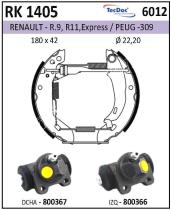 BKN RK1405 - Kit de freno premontado