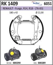 BKN RK1409 - Kit de freno premontado