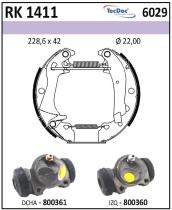 BKN RK1411 - Kit de freno premontado