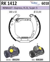 BKN RK1412 - Kit de freno premontado