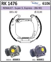 BKN RK1476 - Kit de freno premontado