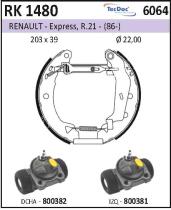 BKN RK1480 - Kit de freno premontado