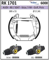 BKN RK1701 - Kit de freno premontado