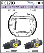 BKN RK1703 - Kit de freno premontado
