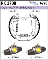 BKN RK1708 - Kit de freno premontado