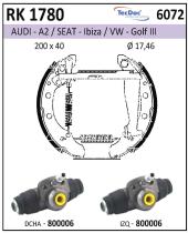 BKN RK1780 - Kit de freno premontado