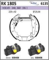 BKN RK1805 - Kit de freno premontado