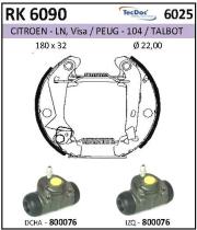 BKN RK6090 - Kit de freno premontado