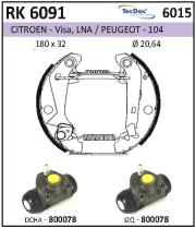 BKN RK6091 - Kit de freno premontado