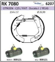BKN RK7080 - Kit de freno premontado