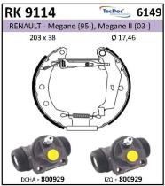 BKN RK9114 - Kit de freno premontado