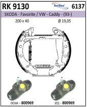 BKN RK9130 - Kit de freno premontado