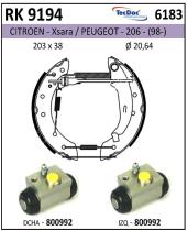 Trusting RK9194 - Kit de freno premontado