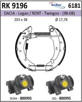 BKN RK9196 - Kit de freno premontado