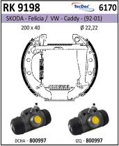 BKN RK9198 - Kit de freno premontado