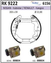 BKN RK9222 - Kit de freno premontado