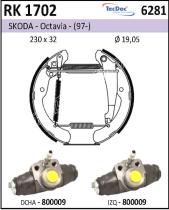 BKN RK1702 - Kit de freno premontado