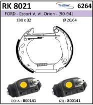 BKN RK8021 - Kit de freno premontado