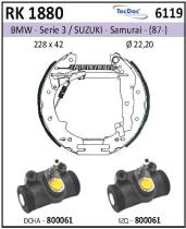 BKN RK1880 - Kit de freno premontado