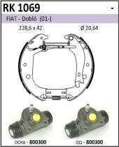 BKN RK1069 - Kit de freno premontado