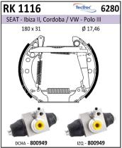 BKN RK1116 - Kit de freno premontado