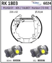 BKN RK1803 - Kit de freno premontado