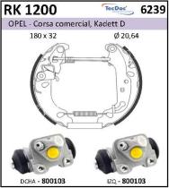 BKN RK1200 - Kit de freno premontado