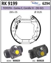 BKN RK9199 - Kit de freno premontado