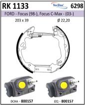 BKN RK1133 - Kit de freno premontado