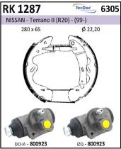 BKN RK1287 - Kit de freno premontado