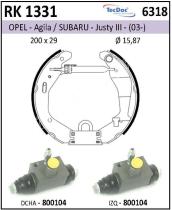 BKN RK1331 - Kit de freno premontado