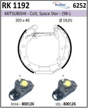 BKN RK1192 - Kit de freno premontado