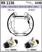 BKN RK1136 - Kit de freno premontado