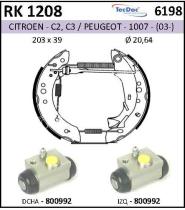 BKN RK1208 - Kit de freno premontado