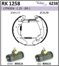 BKN RK1258 - Kit de freno premontado