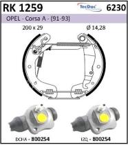 BKN RK1259 - Kit de freno premontado