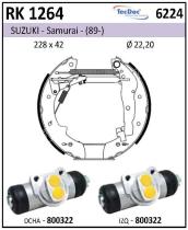 BKN RK1264 - Kit de freno premontado