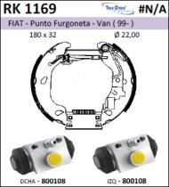BKN RK1169 - Kit de freno premontado