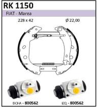 BKN RK1150 - Kit de freno premontado
