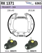 BKN RK1371 - Kit de freno premontado