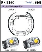 BKN RK9160 - Kit de freno premontado