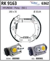 BKN RK9163 - Kit de freno premontado