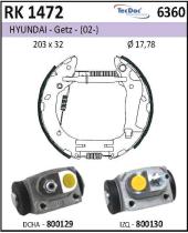 BKN RK1472 - Kit de freno premontado