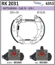 BKN RK2031 - Kit de freno premontado